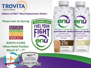 ENU at Expo West 2015 300x225 - Trovita Health Science to Showcase ENU® Nutritional Shakes at 2015 Natural Products Expo West