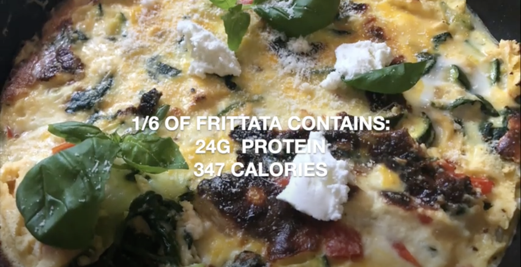 thumbnail frittata - Vegetable Frittata Recipe Using ENU Pro3+ Nutritional Powder